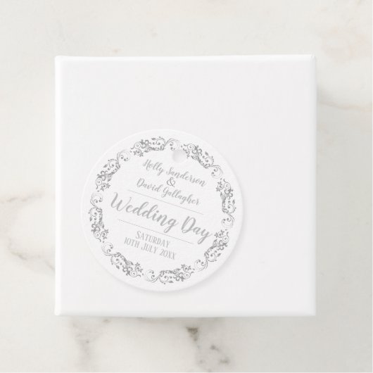 Braut und Groom-Hochzeit Geschenkanhänger (Beispiel)