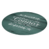 Braut und Groom Hochzeit oder Jubiläum | DIY Text Schneidebrett (Ecke)