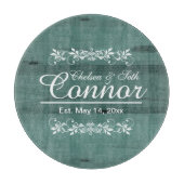 Braut und Groom Hochzeit oder Jubiläum | DIY Text Schneidebrett (Vorderseite)