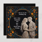 Braut und Groom Hochzeit Personalisiert (Vorne/Hinten)