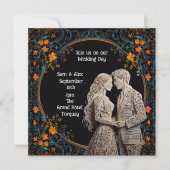 Braut und Groom Hochzeit Personalisiert (Vorderseite)