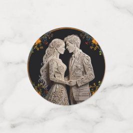 Braut und Groom Hochzeit Personalisiert Konfetti