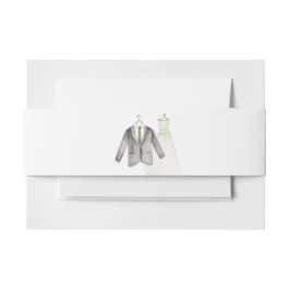 Braut und Groom Hochzeitskleid Hochzeitsfeier Anzu Einladungsbanderole