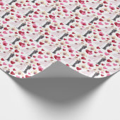 Braut und Groom Hochzeitspapier Geschenkpapier (Ecke)