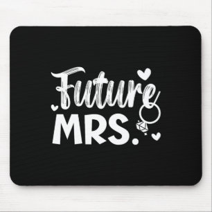 Braut und Groom Hochzeitstag Ehe nur verheiratet Mousepad