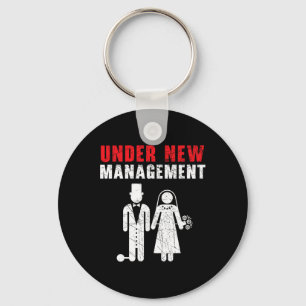 Braut und Groom Hochzeitstag Ehe nur verheiratet Schlüsselanhänger