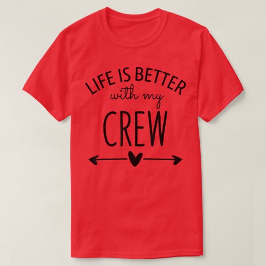 Braut und Groom I machen Crew Shirts, das Leben is T-Shirt (Design vorne)
