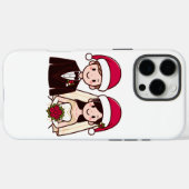 Braut und Groom im Weihnachtsgeist Case-Mate iPhone Hülle (Rückseite (Horizontal))
