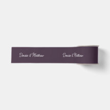 Braut und Groom Mitternacht Plum