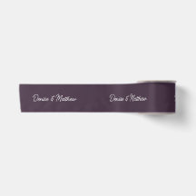 Braut und Groom Mitternacht Plum