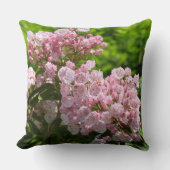 Braut und Groom Pink Mountain Laurel Kissen (Vorderseite)