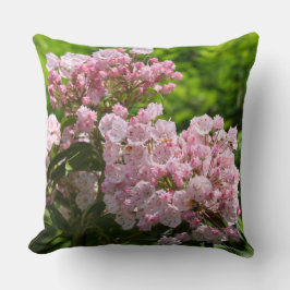 Braut und Groom Pink Mountain Laurel Kissen