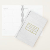 Braut und Groom rustikaler weißer Hochzeitsplaner Planer (Anzeige)