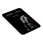 Braut und Groom Skeleton Gothic Vampire Wedding Magnet (Rechte Seite)