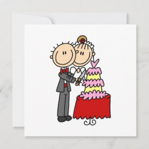 Braut und Groom T - Shirt und Geschenke schneiden