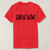 Braut und Groom Verlobtes Halloween Hochzeitslusti T-Shirt (Design vorne)