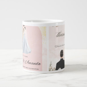 Braut und Groom Wedding Tasse - Romantische Couple