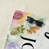 Braut und Groom, Wifey und Hubby, nur verheiratet Strandtuch (Beispiel)