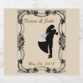 Braut- und Groometikett Bierflaschenetikett (Einzelnes Label)