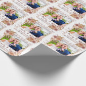 Braut und Hochzeit mit feinem Foto Geschenkpapier (Ecke)