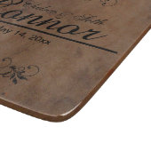 Braut- und Hochzeitsfeiern oder Jahrestag| DIREKT Schneidebrett (Ecke)