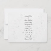 Braut- und Hochzeitsfest Spaß Einladung (Rückseite)