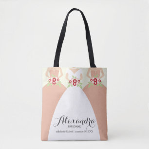 Braut und ihre Brautjungfrauen Hochzeitsfeier Tasc Tasche