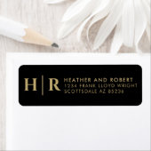 Braut und Rücksendeadresse des Hochzeitstichs (Insitu)