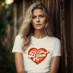 Braut und Team Braut Bachelorette Retro Herz T-Shirt<br><div class="desc">Braut und Team Braut Bachelorette Retro Herz T - Shirt Bride Babe T - Shirt Bachelorette Retro Bride T-Shirt Vintag Bride zu Braut Braut Braut Braut Braut Braut Braut Braut Braut</div>