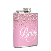 Braut Vinyl umwickelte Flasche Flachmann (Rechts)
