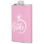 Braut Vinyl umwickelte Flasche Flachmann (Links)