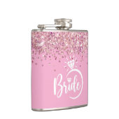Braut Vinyl umwickelte Flasche Flachmann (Rechts)