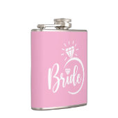 Braut Vinyl umwickelte Flasche Flachmann (Rechts)