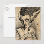 Braut von Frank Gemacht dich zu lieben Postkarte (Vorne/Hinten)