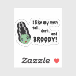 Braut von Frankenstein Broody Sticker