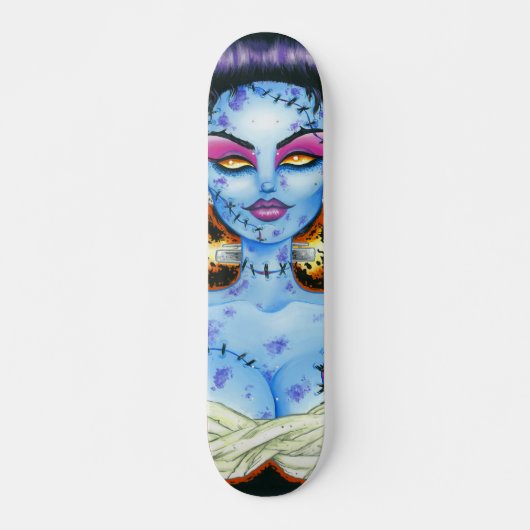 Braut von Frankenstein Skateboard (Vorne)