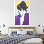 Braut von Patrick Nagelstein Leinwanddruck (Insitu (Schlafzimmer))