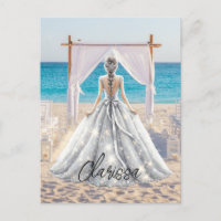 Braut Wedding Day Beach Hochzeit Extravagante Gown