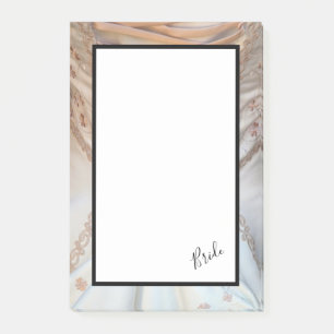 Braut Wedding Dress Post-it Klebezettel