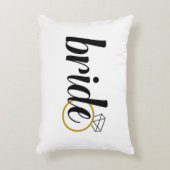 Braut Wedding Kissen (Vorderseite(Vertikal))