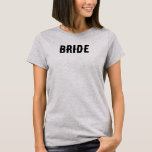 Braut Wedding Party T-Shirt<br><div class="desc">Western Saddle Bride Wedding Party T - Shirt.</div>