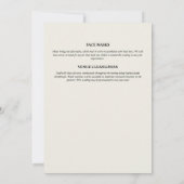 Braut weiße Hochzeitskleid Lichteffekte Einladung (Rückseite)