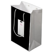 Braut-weiße Mittlere Geschenktüte (Vorderseite Schrägansicht)