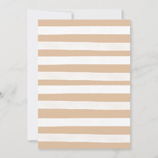 Braut zu Bee Daisy Bridal Dusche Einladung (Rückseite)