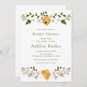 Braut zu Bier Bridal Dusche Einladung (Vorne/Hinten)