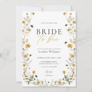 Braut zu Bier Bridal Dusche Einladung