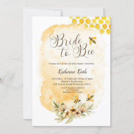 Braut zu Bier Bridal Dusche Einladung