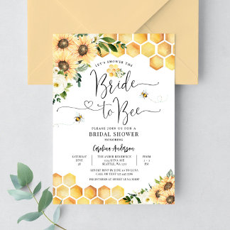Braut zu Bier Rustic Bridal Wedding Couple Dusche Einladung
