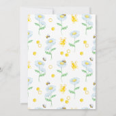 Braut zu Brautdusche Einladung (Rückseite)