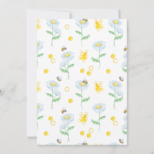 Braut zu Brautdusche Einladung (Rückseite)